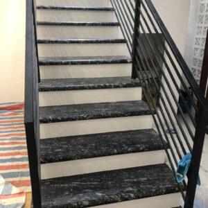 Đá ốp cầu thang BLACK FORGET 2
