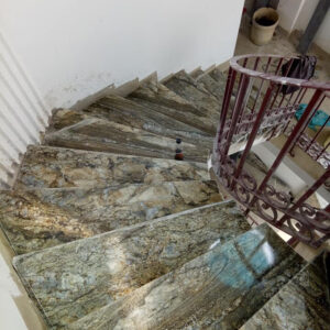 Đá ốp cầu thang BLUE DUNES