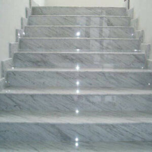 Đá ốp cầu thang TRẮNG CARA