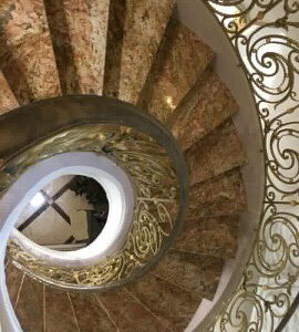 Đá ốp cầu thang VÀNG ẤN ĐỘ