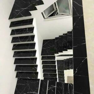 Đá cầu thang Đen Chỉ Trắng